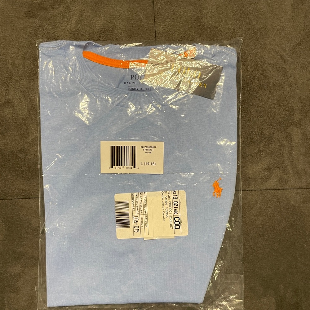 Youth large polo T-shirt